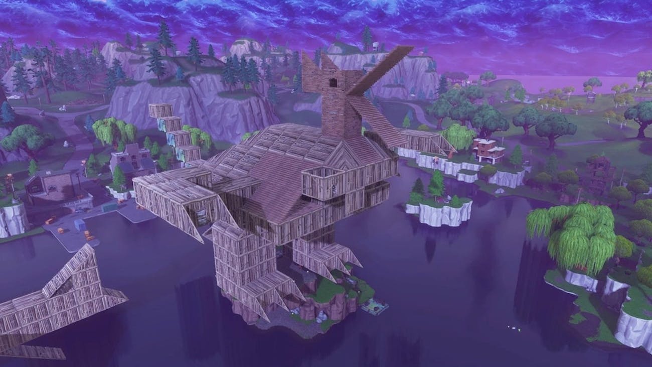 fortnite chicken - build structures fortnite