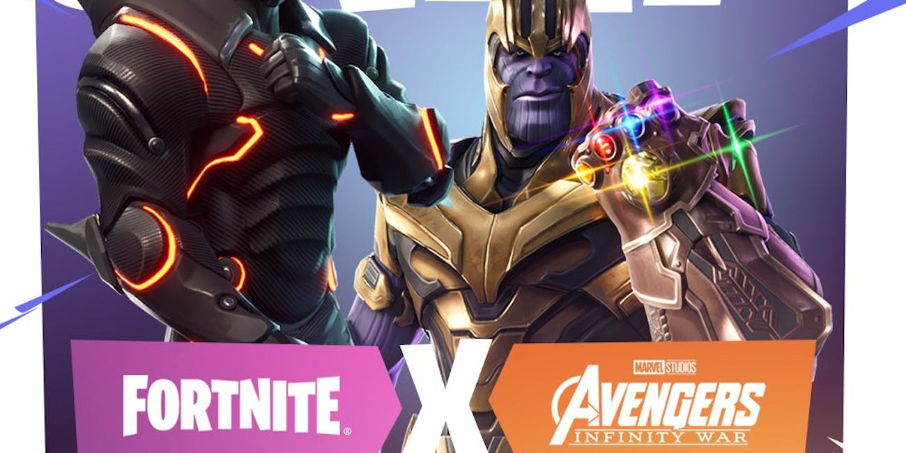 fortnite infinity gauntlet why thanos and marvel skins are unlikely - skin fortnite marvel