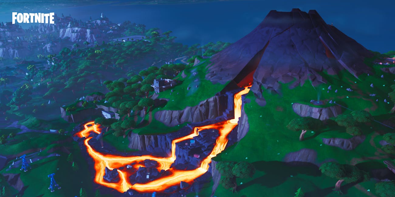 fortnite volcano - fortnite update countdown season 8