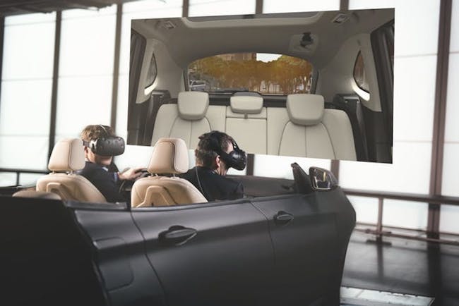 The vehicle model being used by BMW to test new car designs.