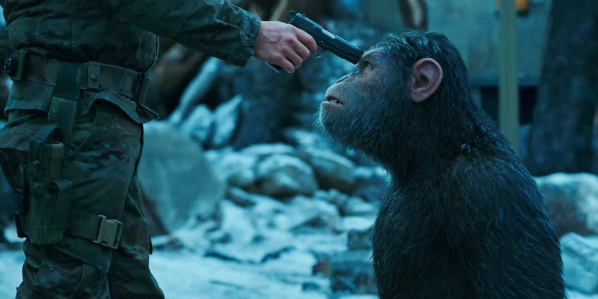 Watch Ceasar Ride Into Battle in 'War for the Planet of the Apes