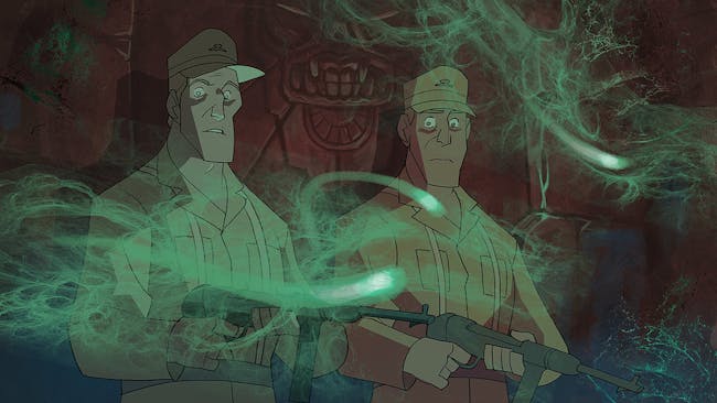 Nazi bad guys from the into to 'The Adventures of Indiana Jones'