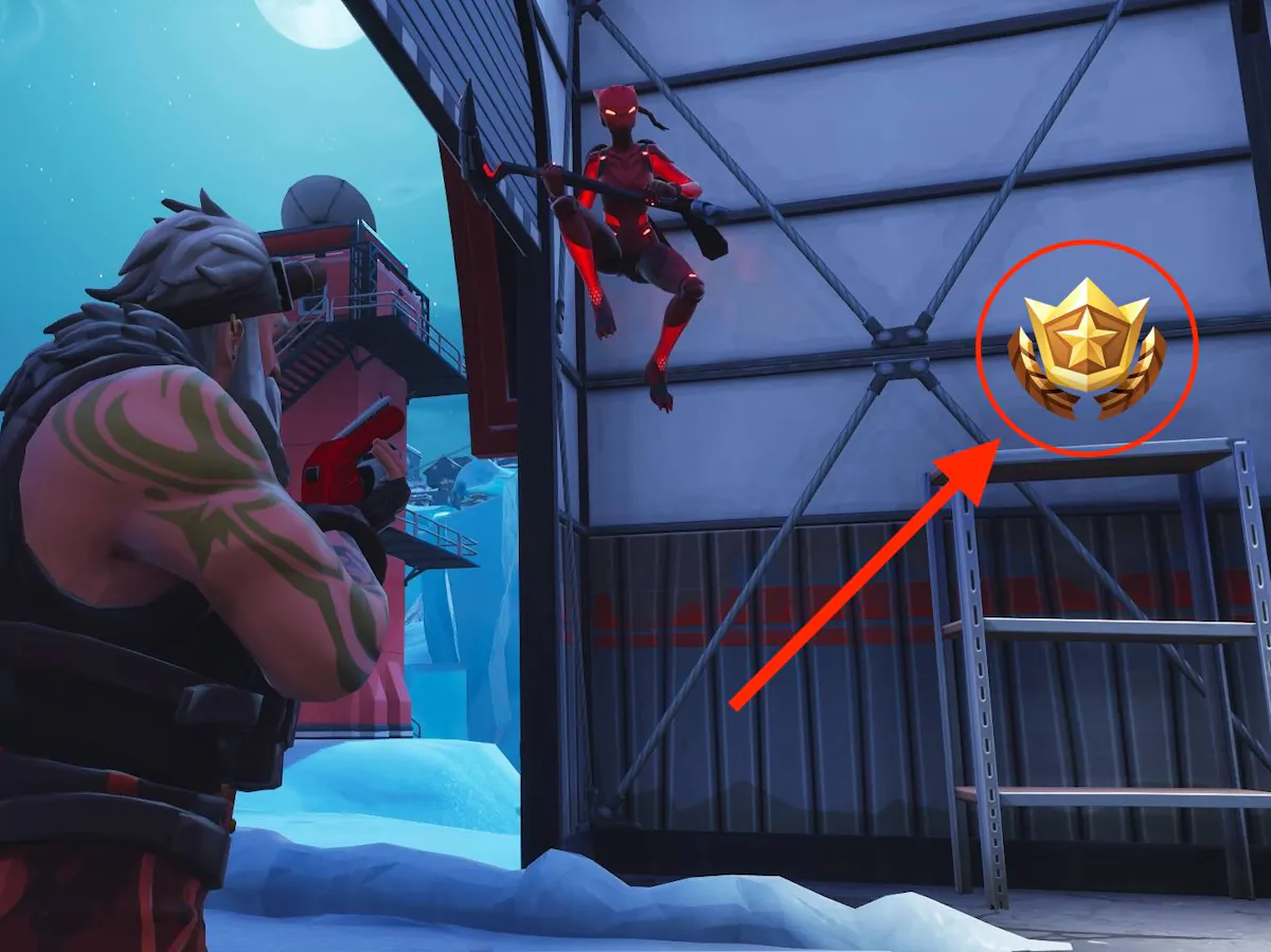 Fortnite Week 3 Secret Battle Star Location Map Snowfall Challenge - fortnite week 3 secret battle star location map snowfall challenge guide inverse