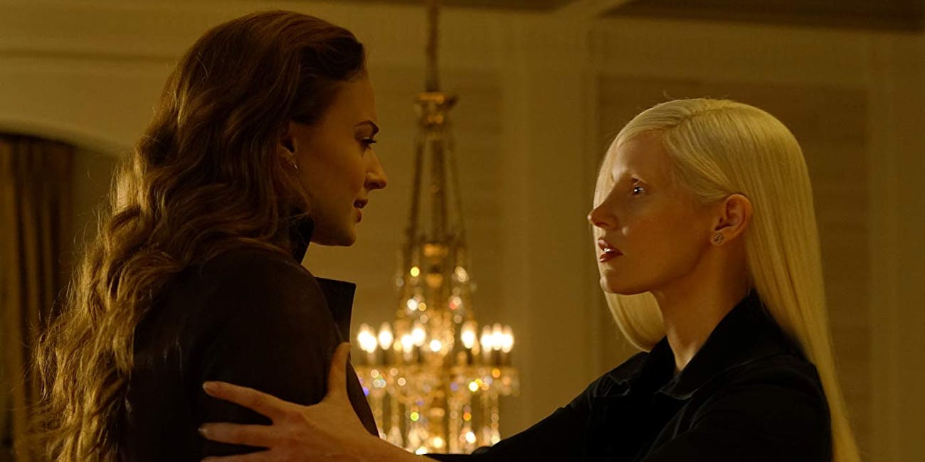 Sophie Turner and Jessica Chastain in 'Dark Phoenix'