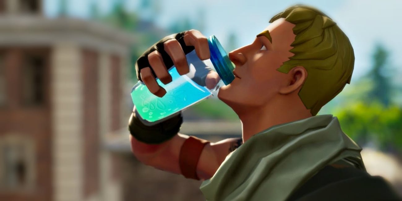 slurp juice in fortnite is about to get a whole lot better in the - fortnite healing animation