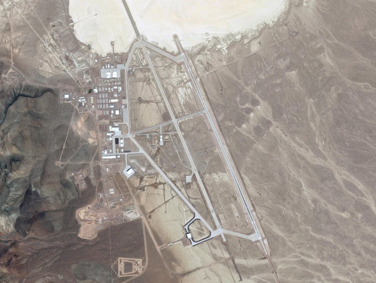 Google Timelapse Maps Reveal Area 51 In Stunning Detail