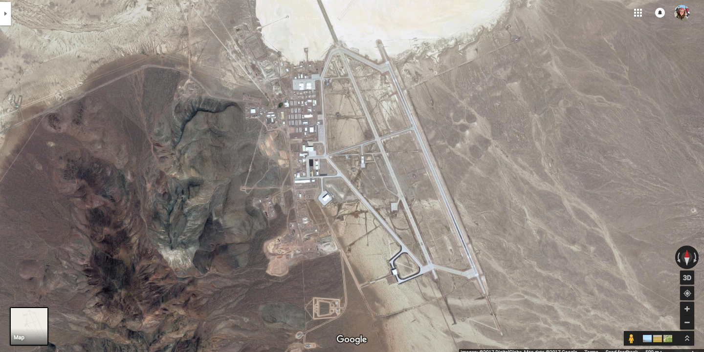 Google Timelapse Maps Reveal Area 51 in Stunning Detail  Inverse