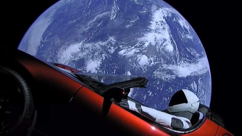 Where Is Elon Musks Starman Spacex Reveals Location Of