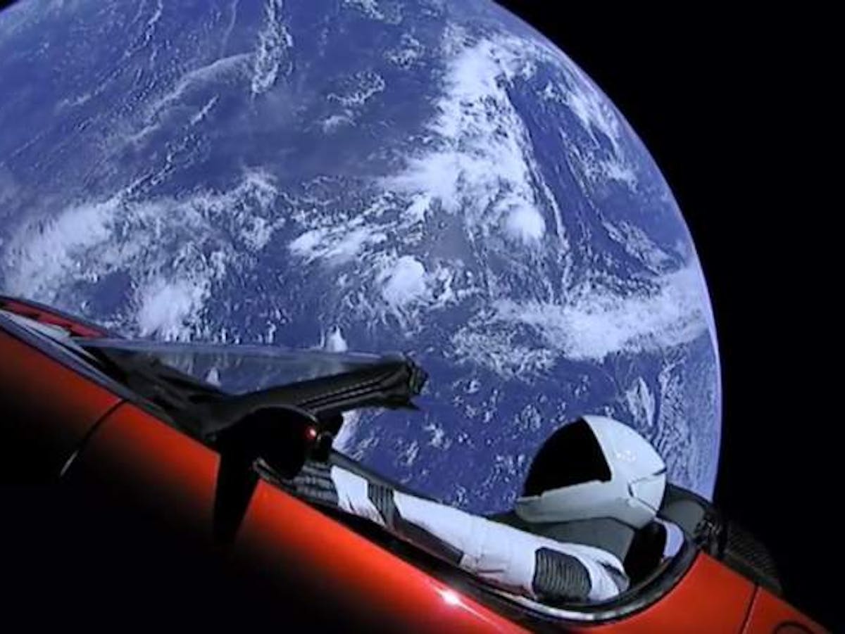 Where Is Elon Musks Starman Spacex Reveals Location Of