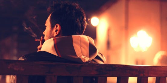 guy smoking