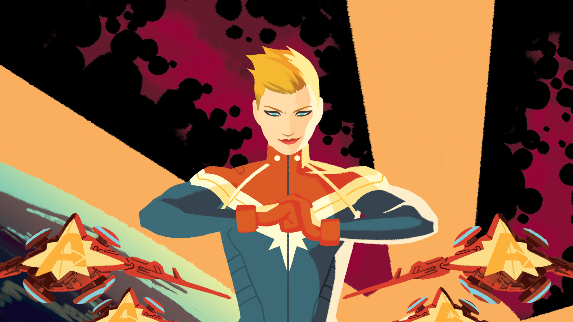 Beautiful Captain Marvel Wallpaper Hd 1920x1080