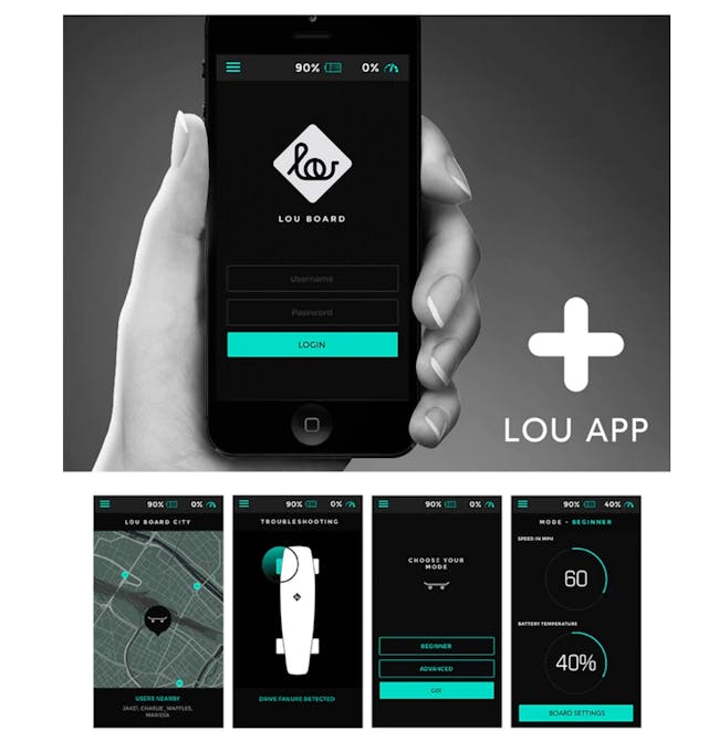 Lou's companion mobile app.
