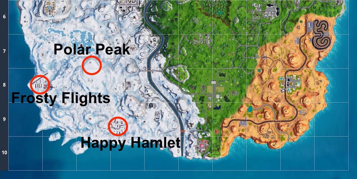 all the biggest changes to the fortnite season 7 map - all apple locations fortnite season 6