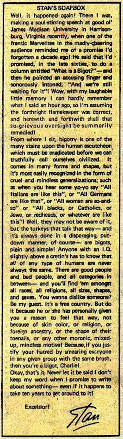 Stan Lee Soapbox