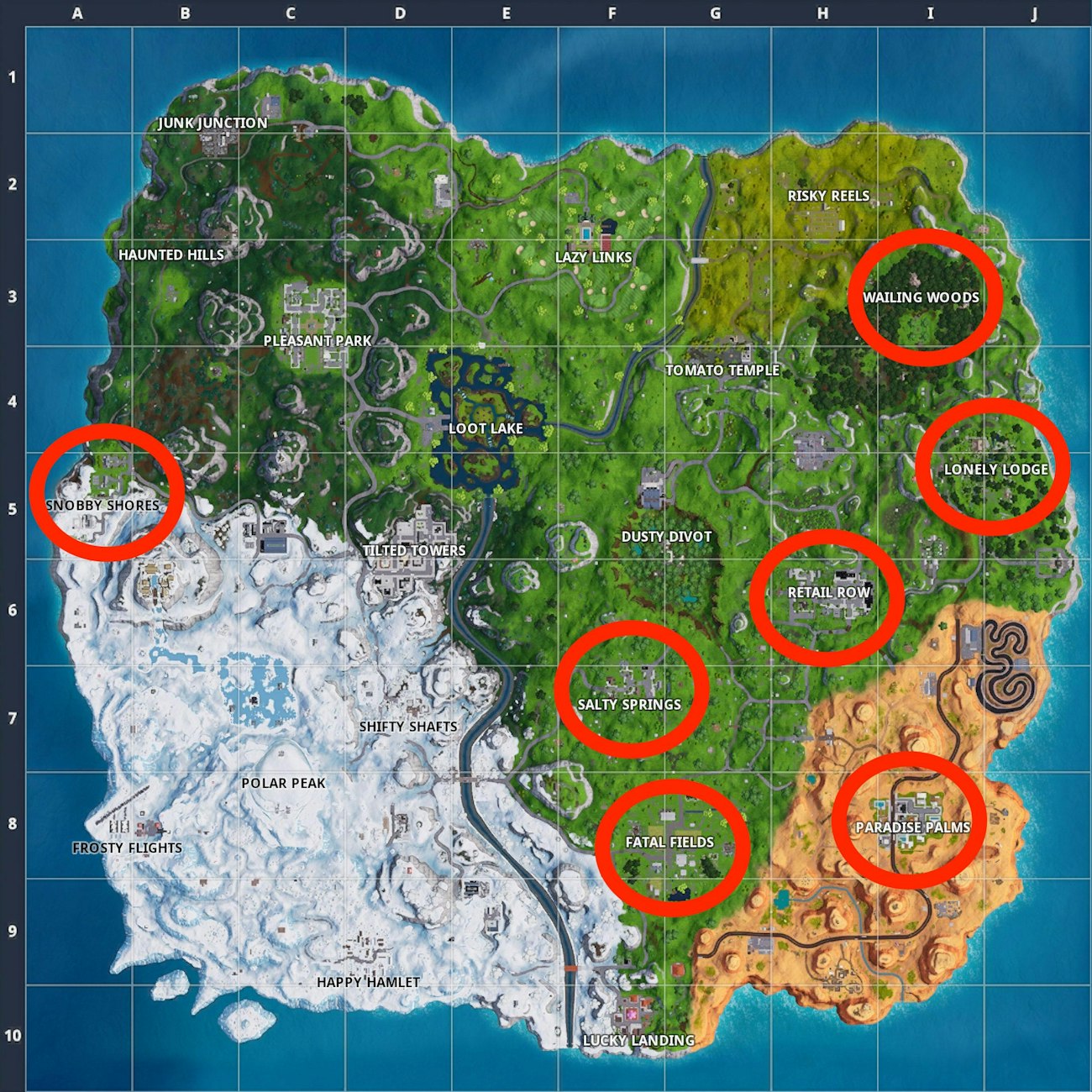 Fortnite game location