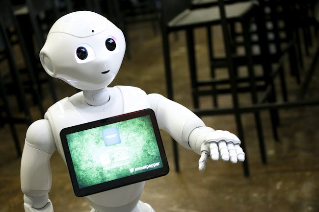 Pepper the robot.