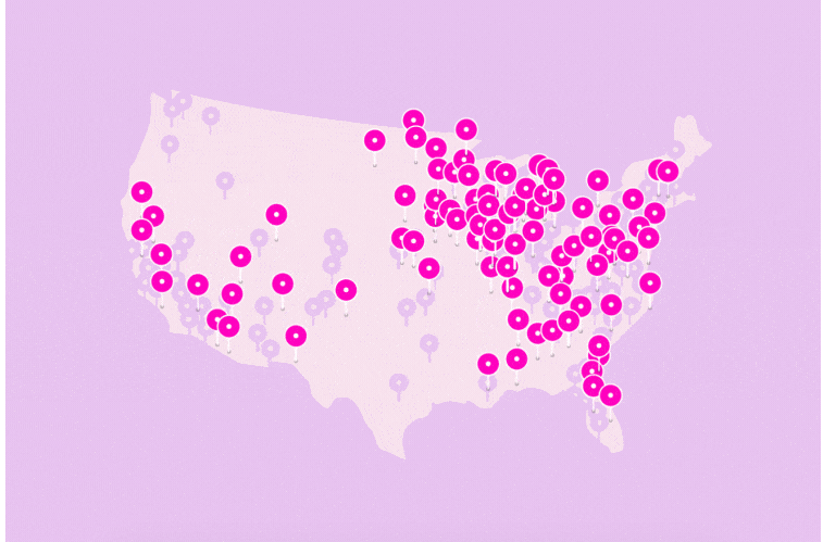 Lyft Coverage Map