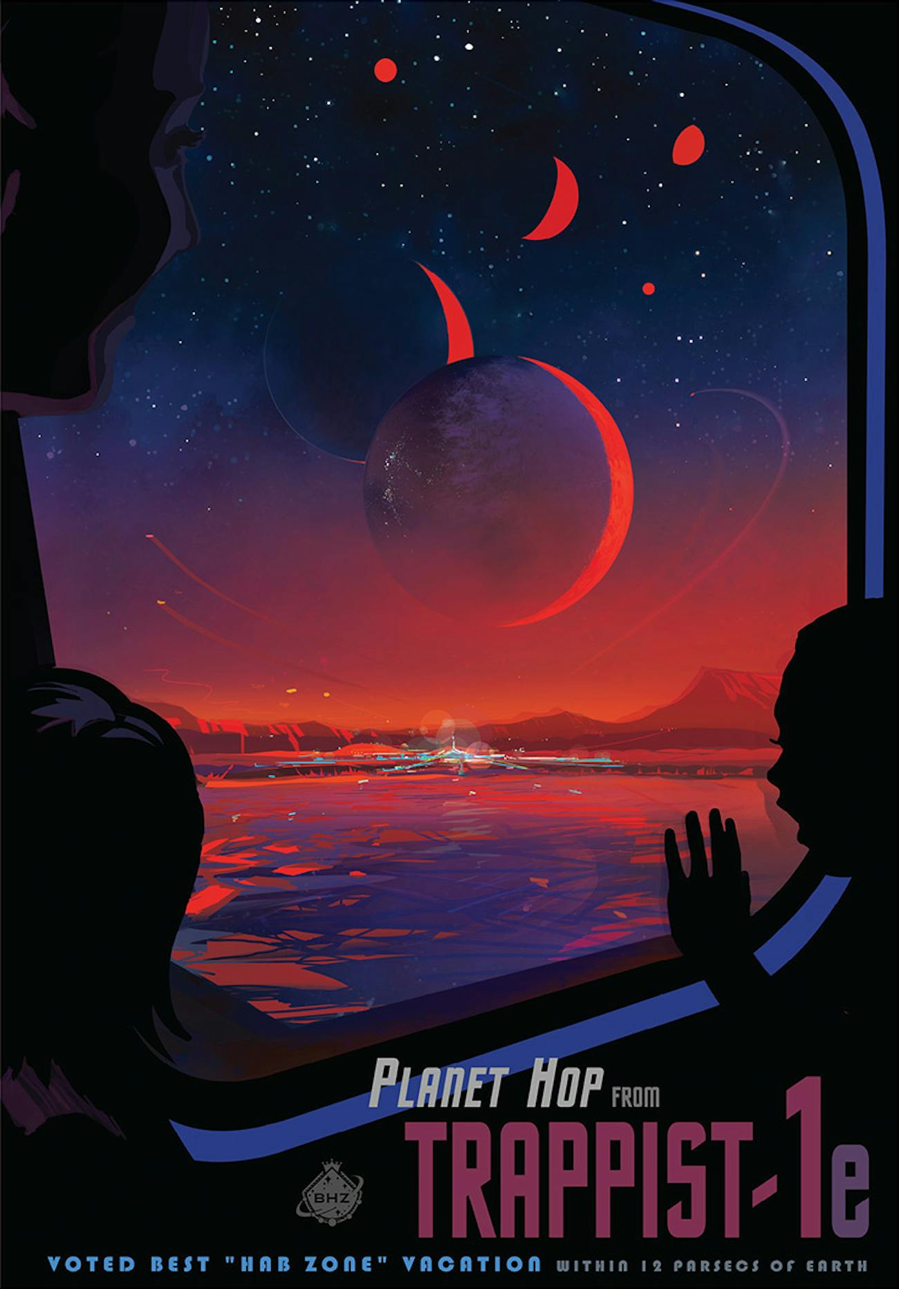 NASA's Tourist Poster for TRAPPIST-1e is Dope as Hell | Inverse