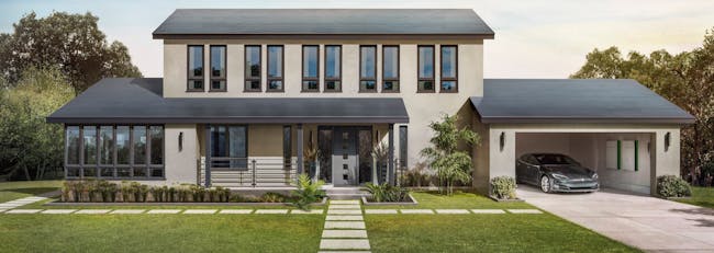 The Tesla Solar Roof.