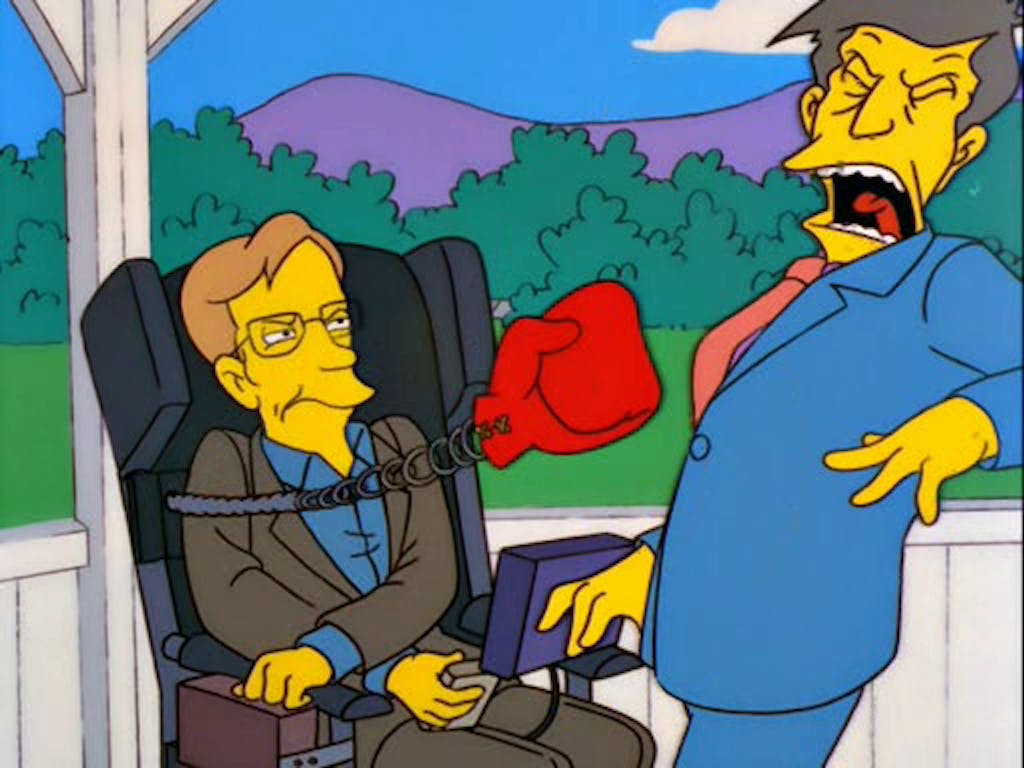stephen hawking simpsons toy
