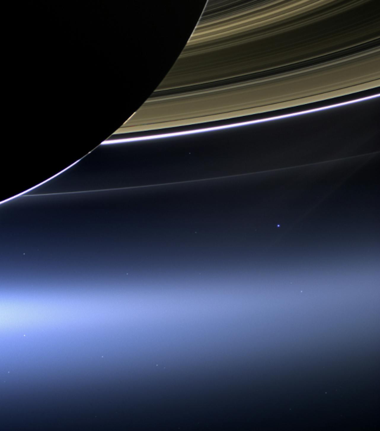 Cassini S Legacy The Most Epic Photo Of Saturn And Earth