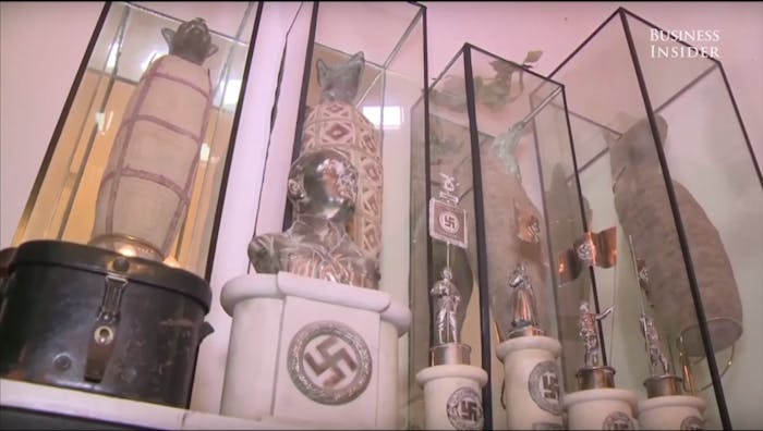 Nazi statues Argentina secret room
