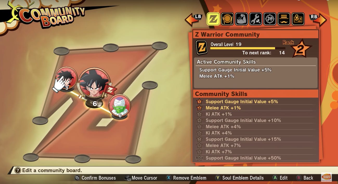 dragon ball z kakarot community board