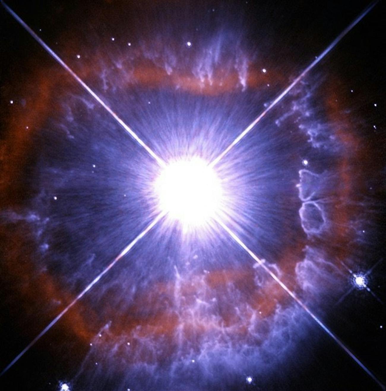 Nasas Hubble Telescope Finds Star Too Bright To Visualize Inverse