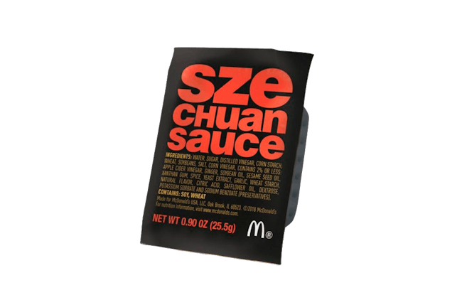 Szechuan sauce packet