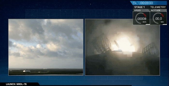 Another successful landing.