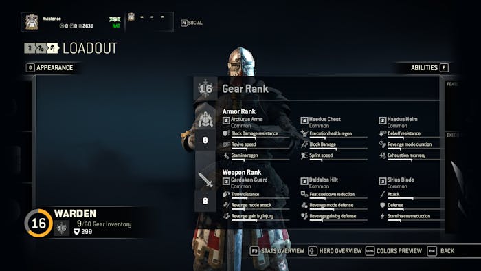 How the 'For Honor' Gear System Works | Inverse