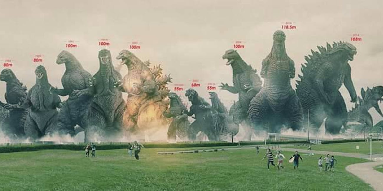 shin godzilla is finally released on dvd blu ray and titan evolution world evolution chart