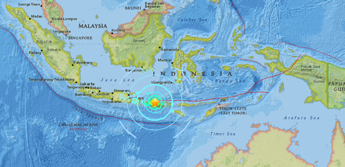 Indonesia Earthquake Tsunami Warning Lifted But Officials Fear   Indonesia Map 