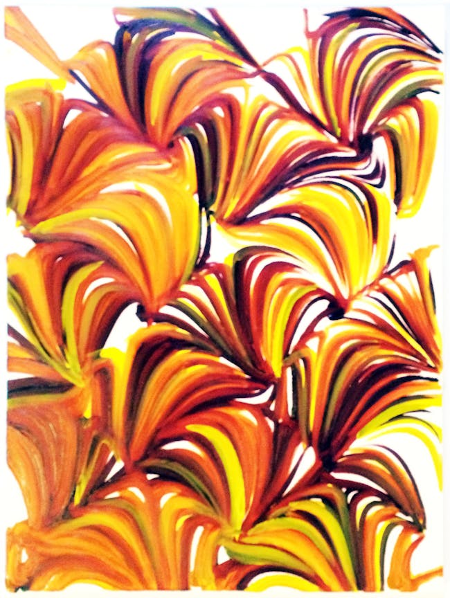 fire robotic art competition A.I. painting