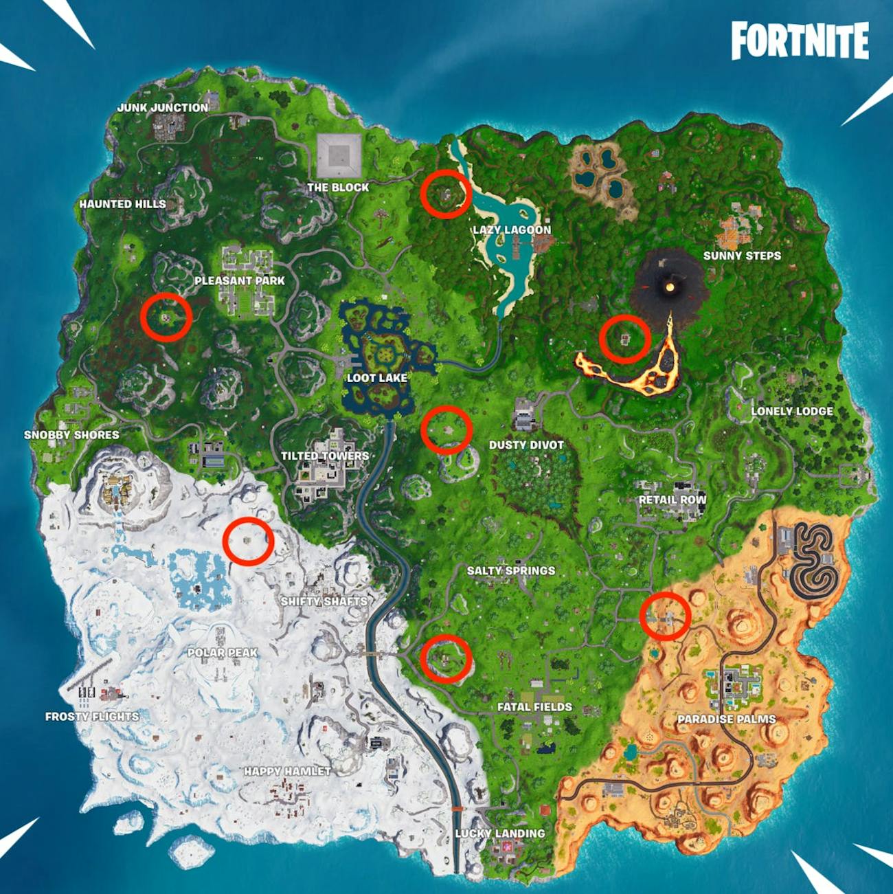 Fortnite Season 8 Pirate Camps