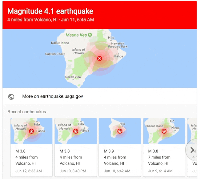 volcano earthquake kilauea hawaii