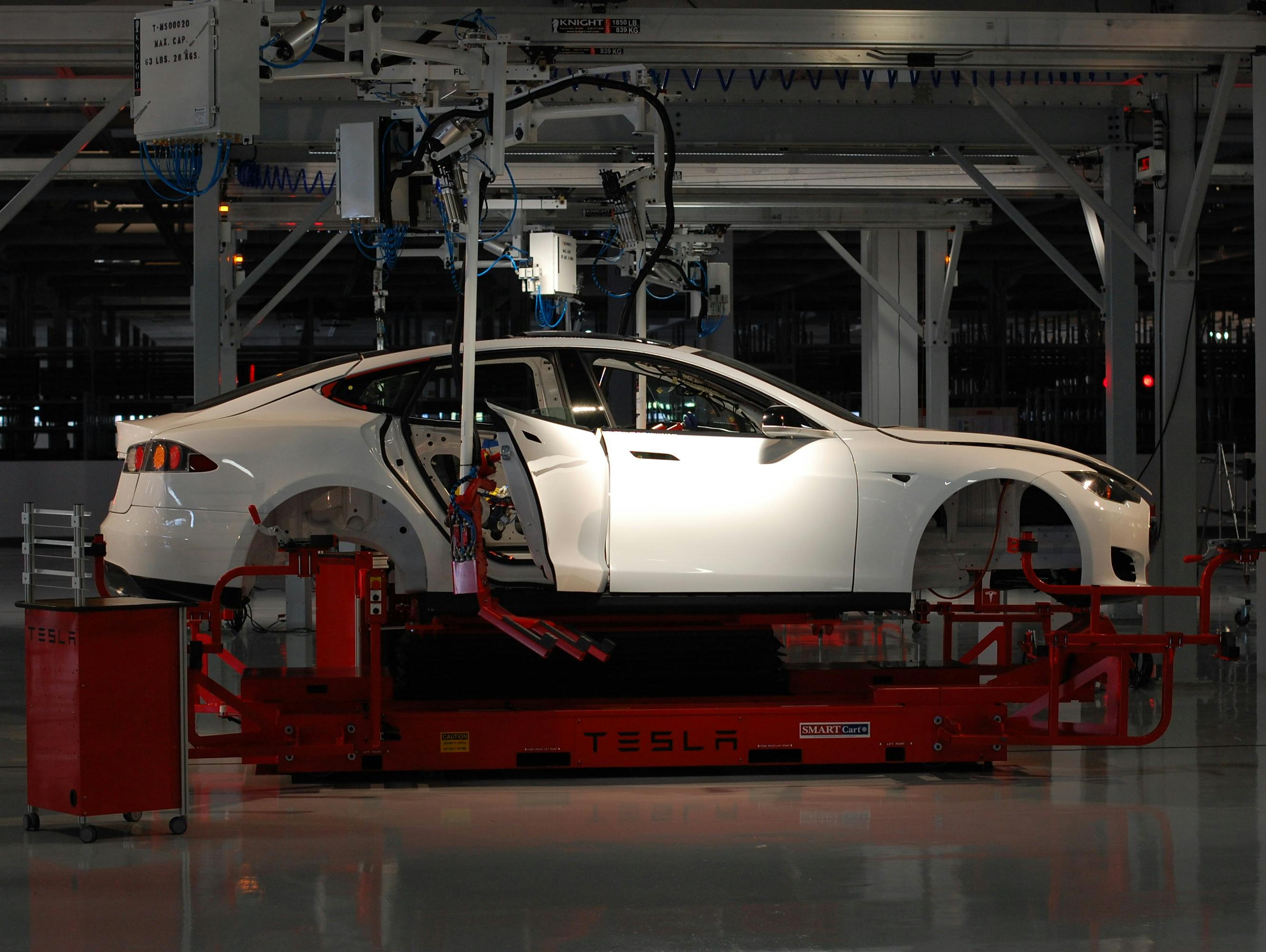 Tesla Factory Fremont CA USA · Elon Musk
