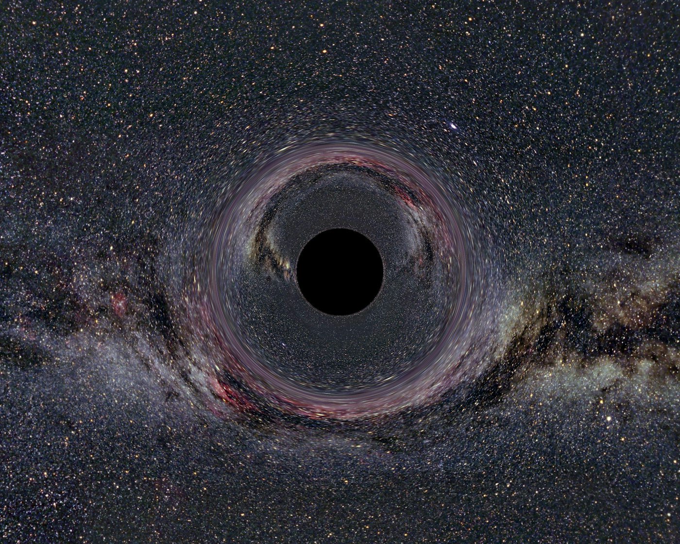 A black hole.