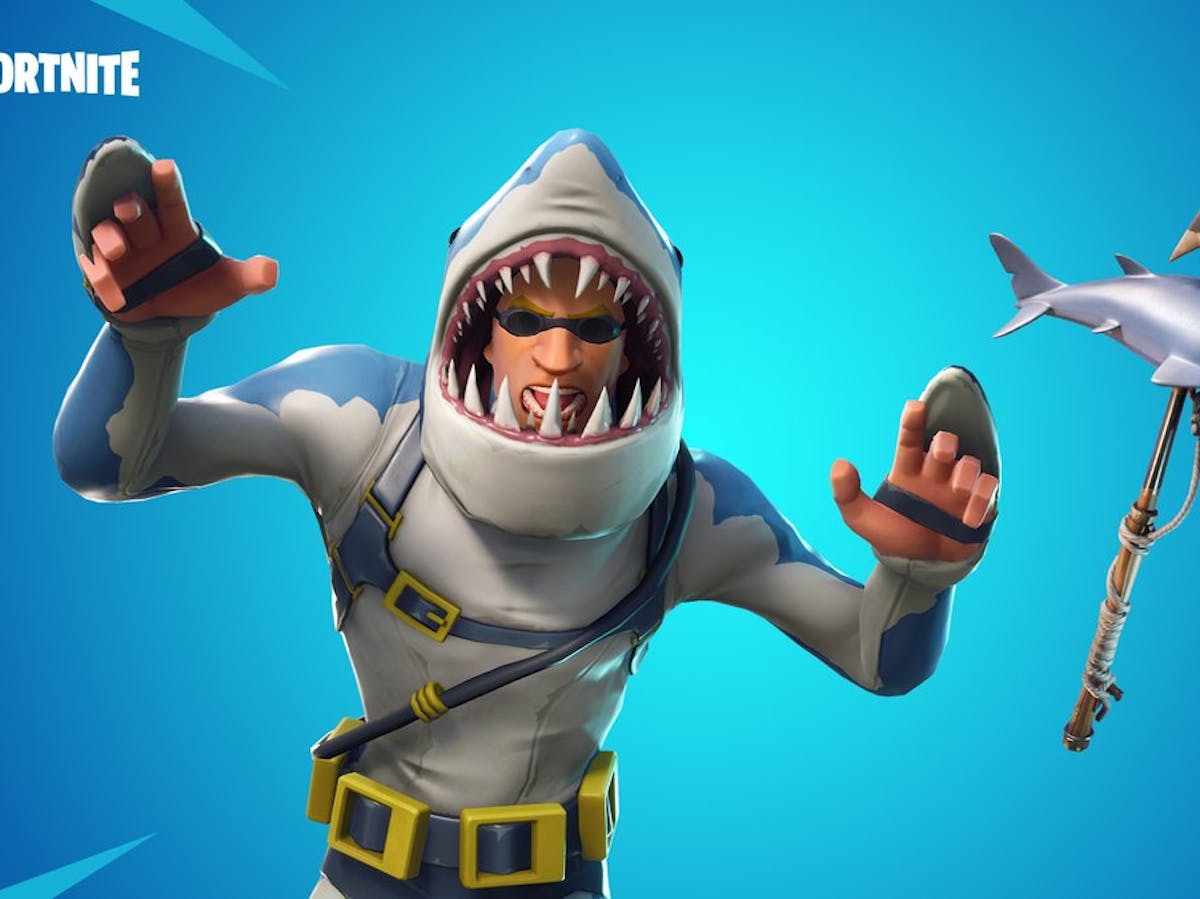 fortnite shark skins infest water in time for shark week what to know inverse - twitter donald trump fortnite
