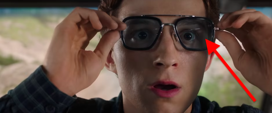 Hasil gambar untuk tom holland with tony stark glasses