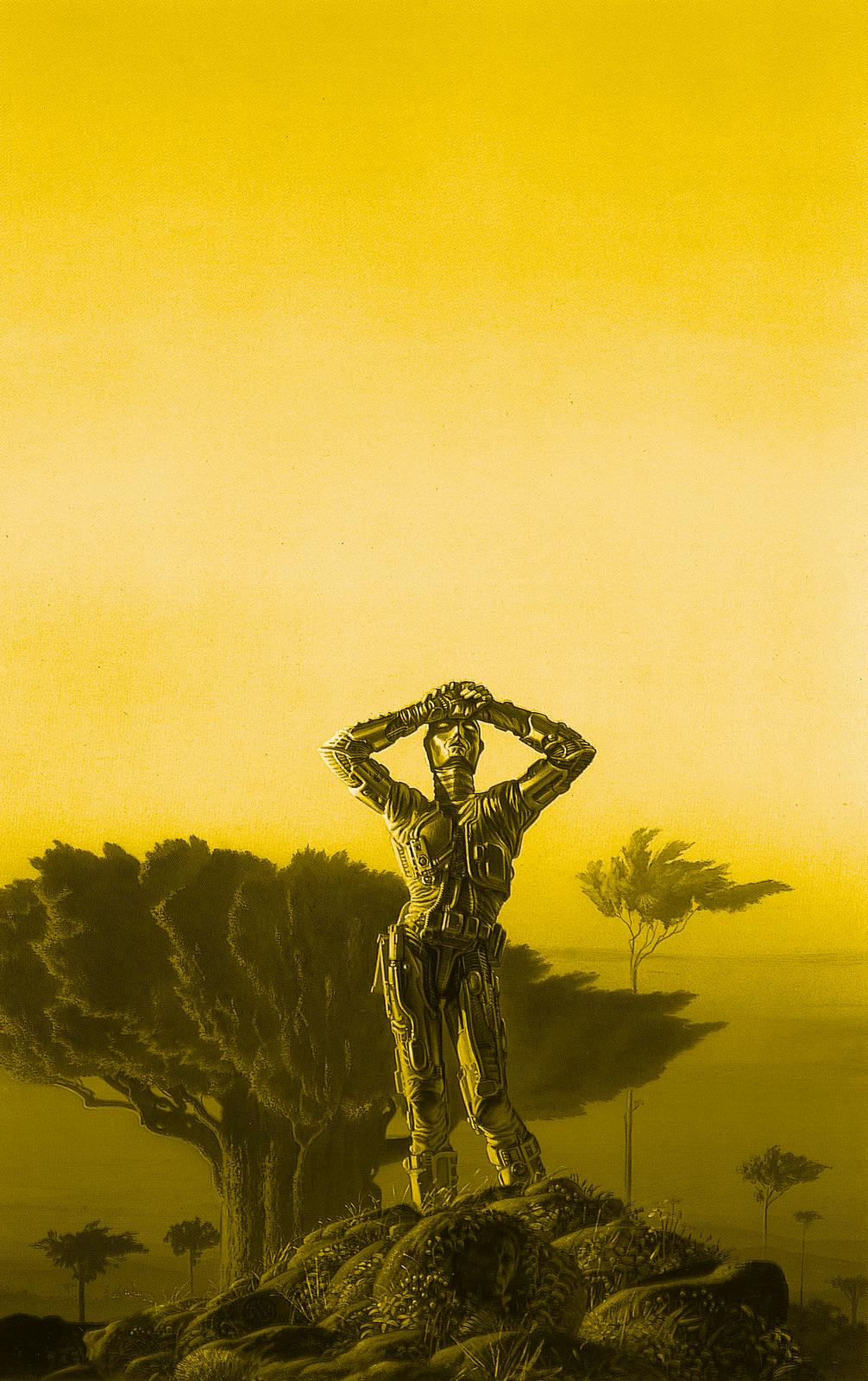 The cover of Asimov's 'Robots of Dawn'