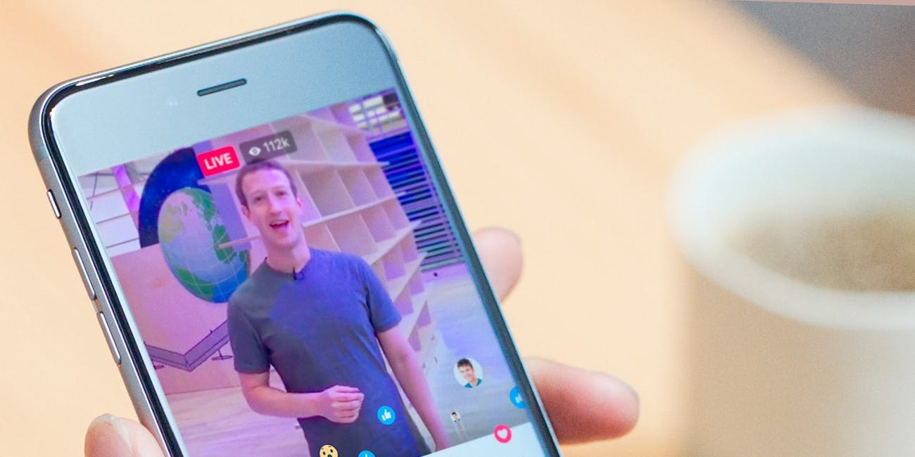 Zuckerberg on Facebook Live