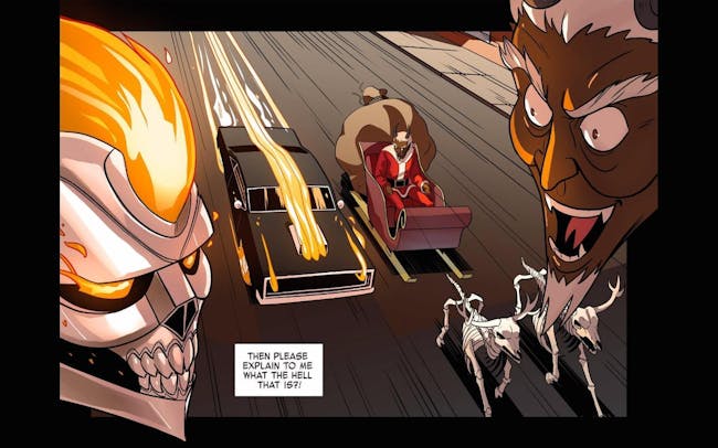 Ghost Rider Christmas Krampus