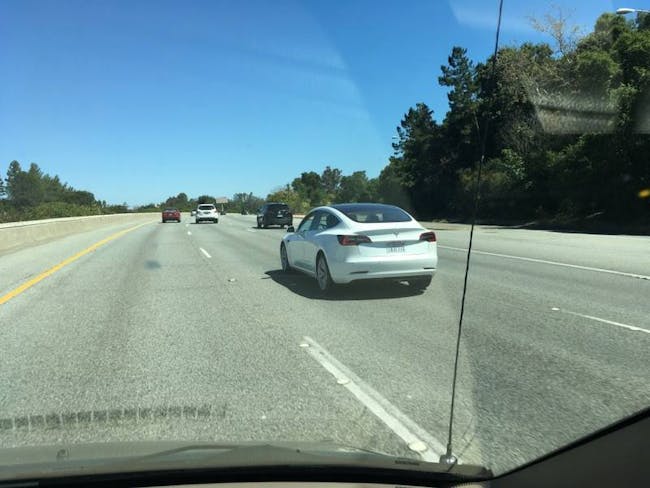 Zooming off into the sunshine.