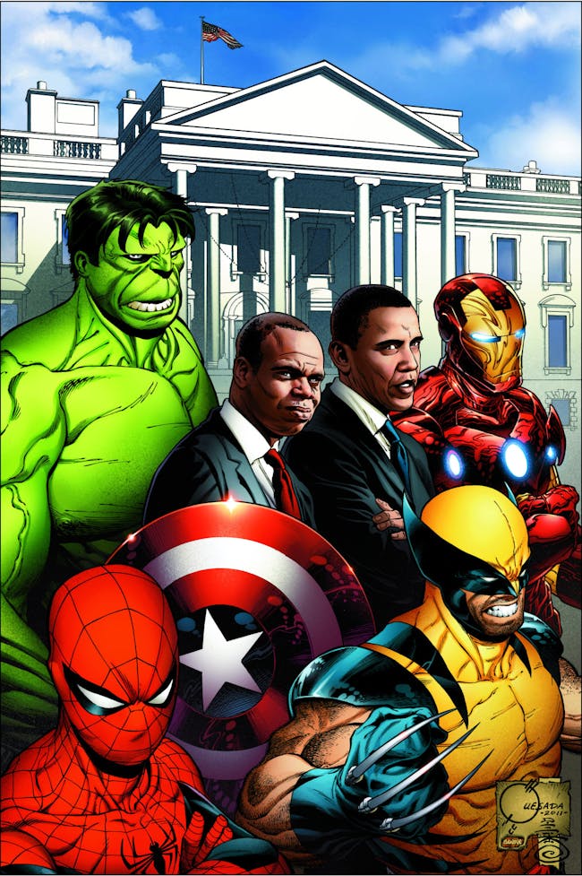 Joe Quesada Obama Marvel