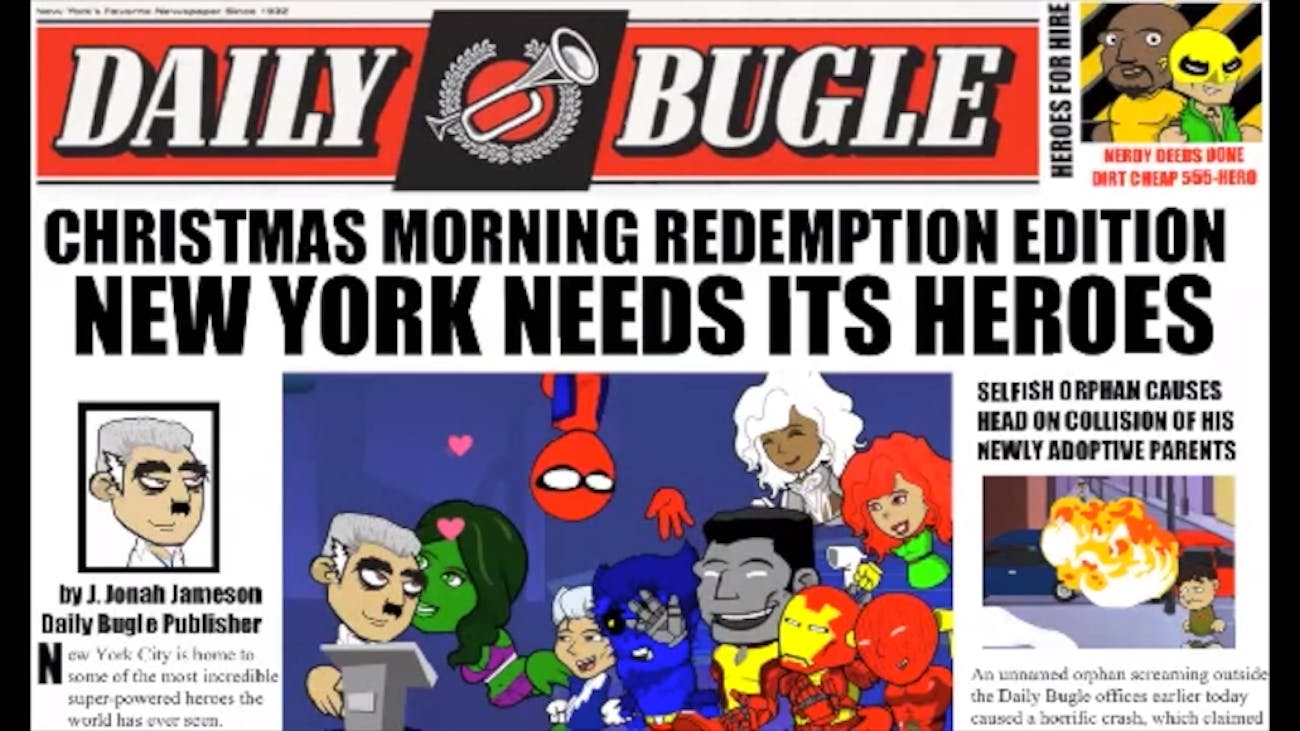 marvel movies christmas carol badly animated youtube