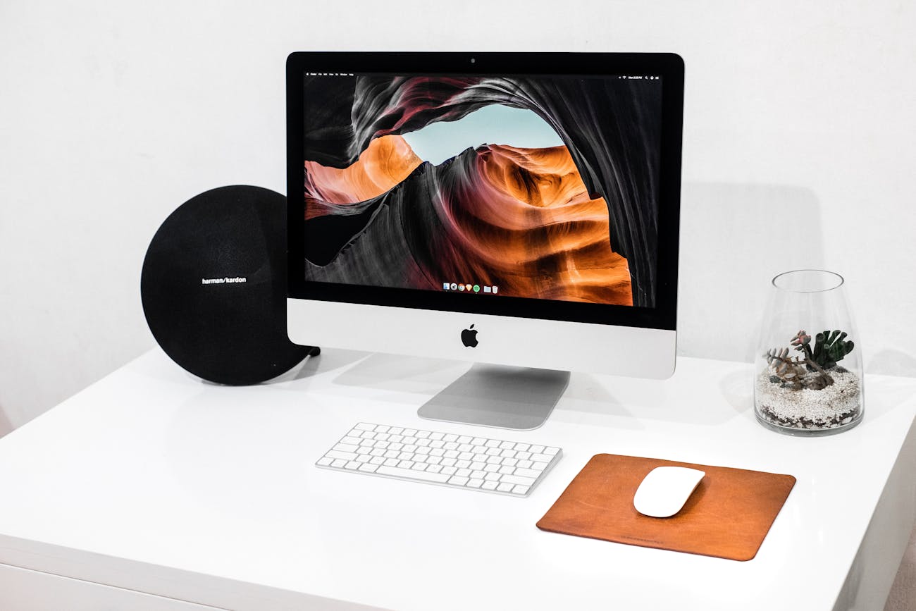 imac apple desktop computer