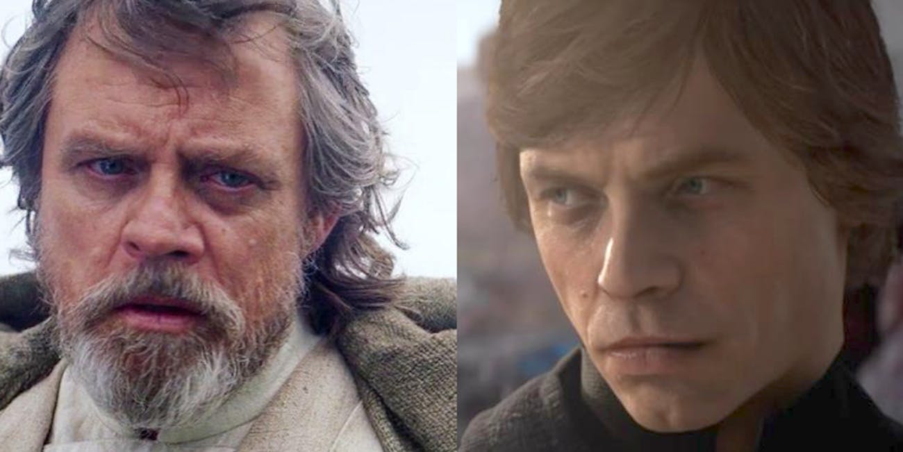 Luke Skywalker Before 'Last Jedi' is Featured in 'Battlefront 2' | Inverse
