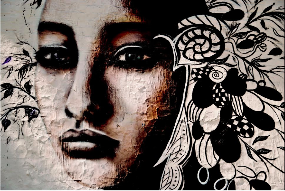 Screenshot of our doppelgänger,street art created by Buenos Aires artist LILIWENN