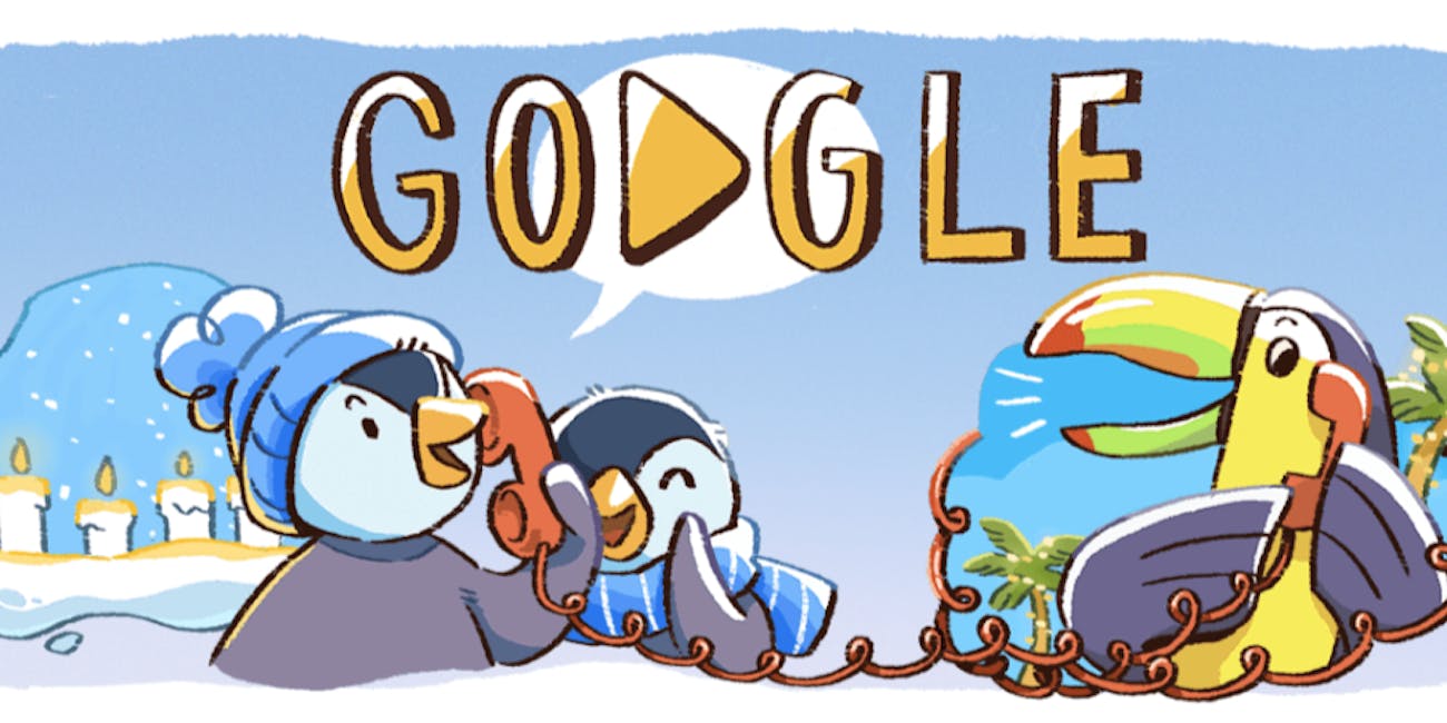 December Global Festivities Google Reveals Cute BirdTheme Doodle